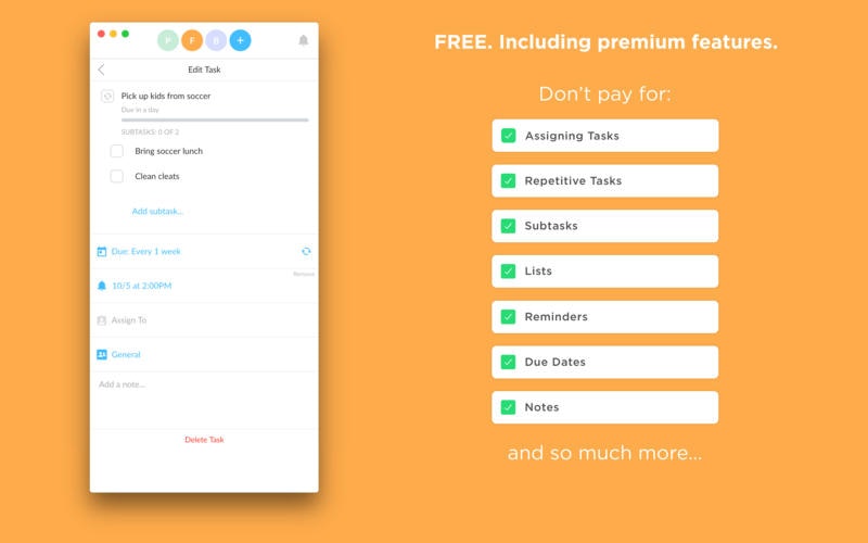 WeDo for Web + Mac gallery image