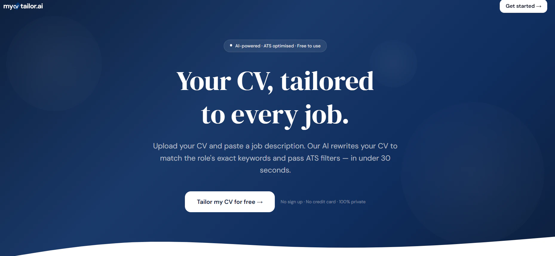 mycvtailor..co.za logo