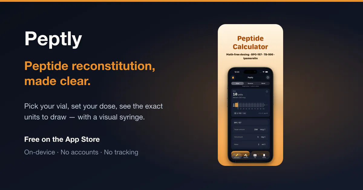 Peptly: Peptide Calculator gallery image