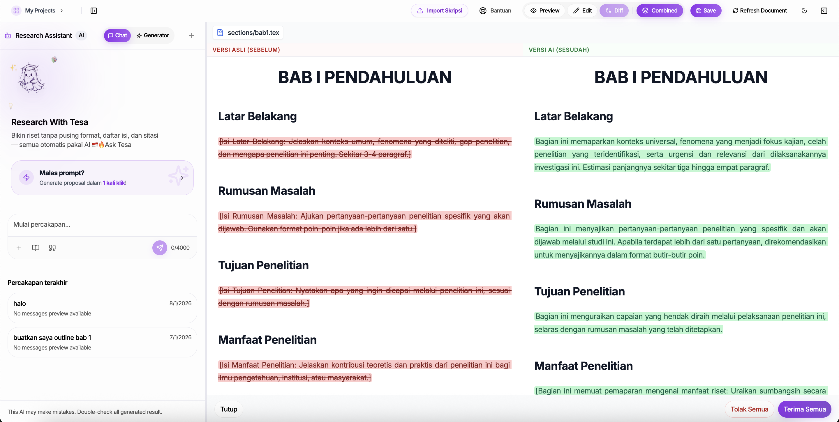 Skripsita 2.0 - Screenshot 4 showing product features and functionality