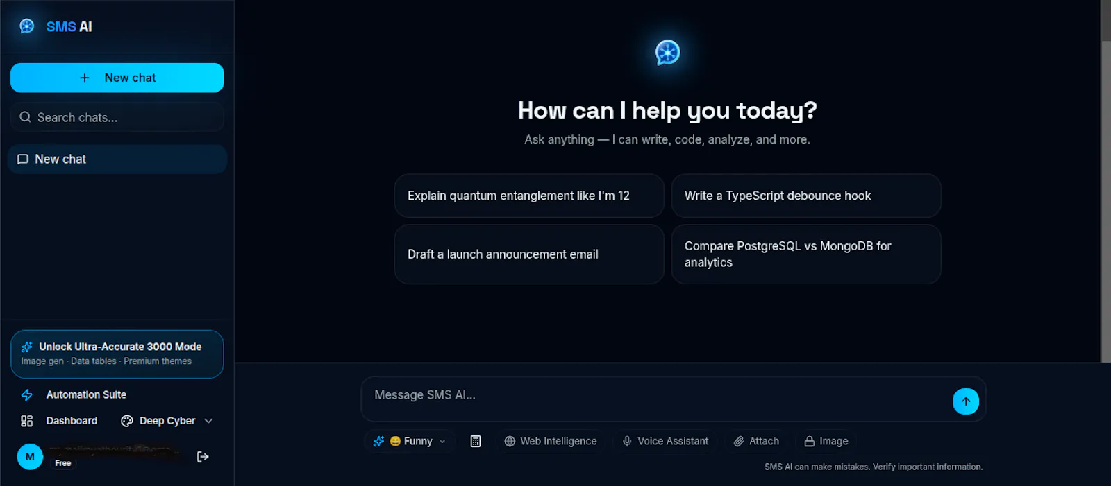 SMS AI by Deltacoders screenshot 3