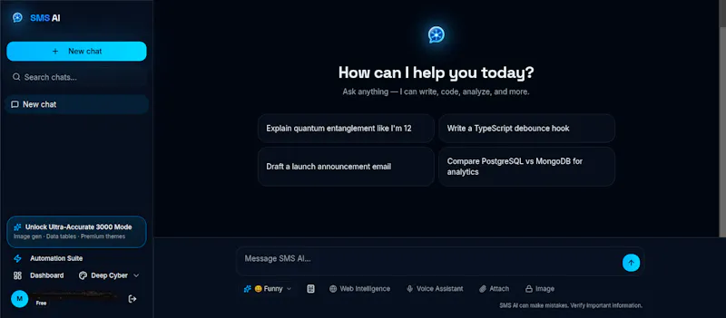 SMS AI by Deltacoders screenshot 3
