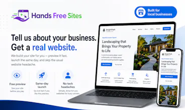 Hands Free Sites - Real Websites with AI gallery image