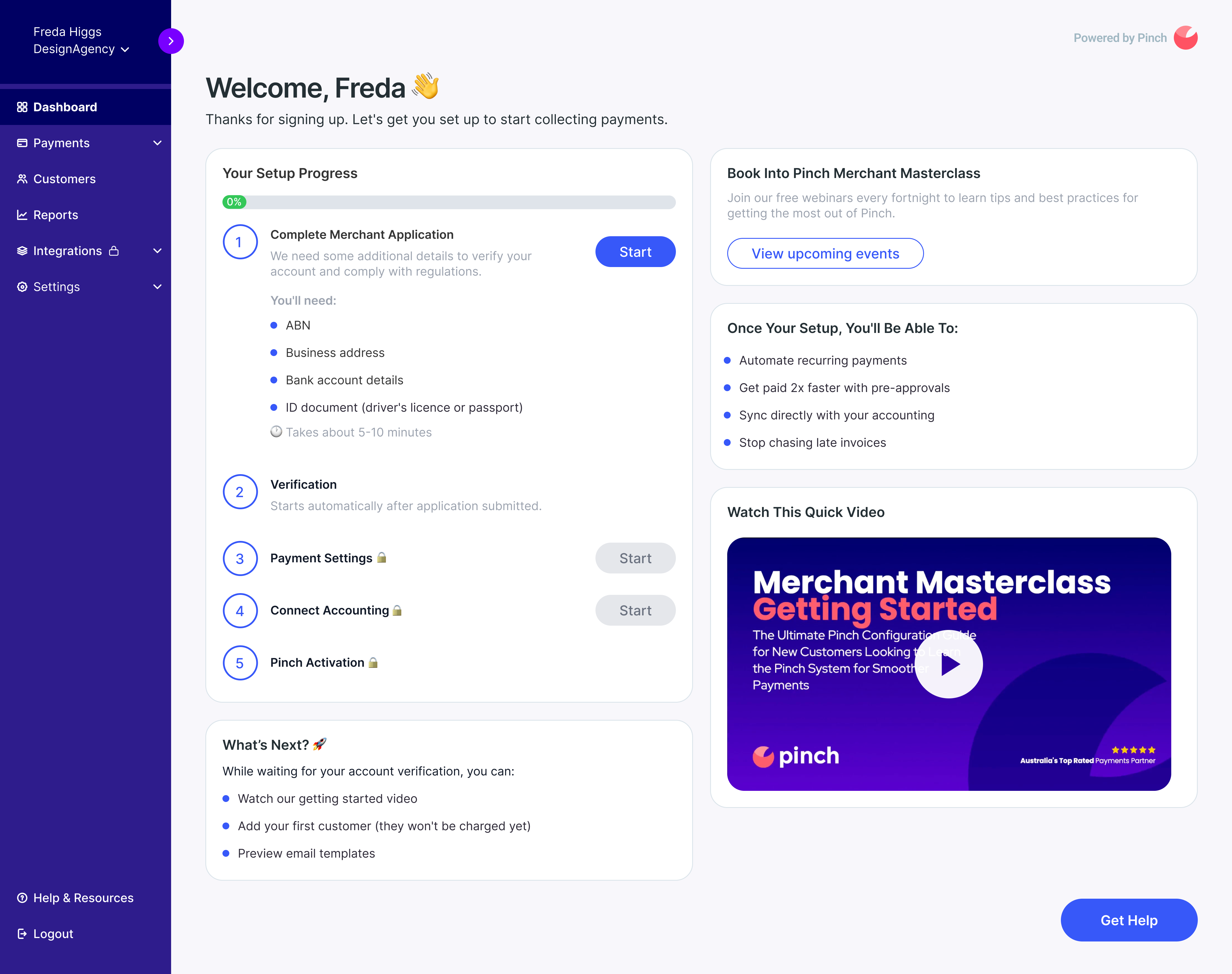 Pinch Payments - Screenshot 3 showing product features and functionality