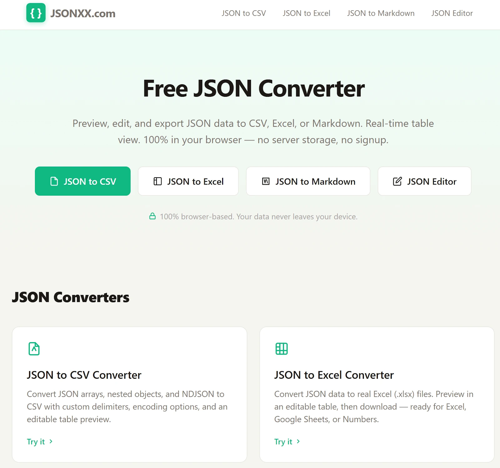 JSONXX screenshot 1