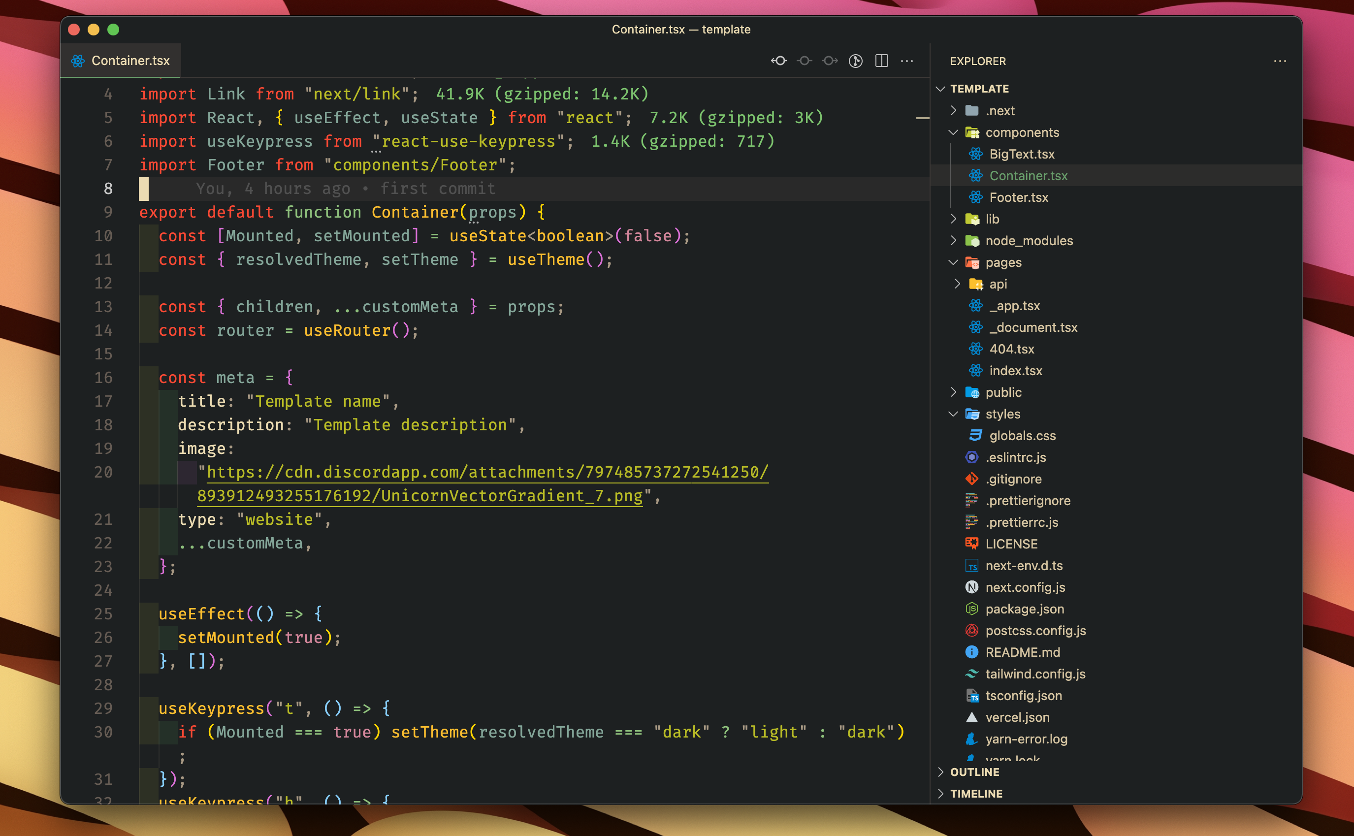 Ultimate Front-End Template gallery image