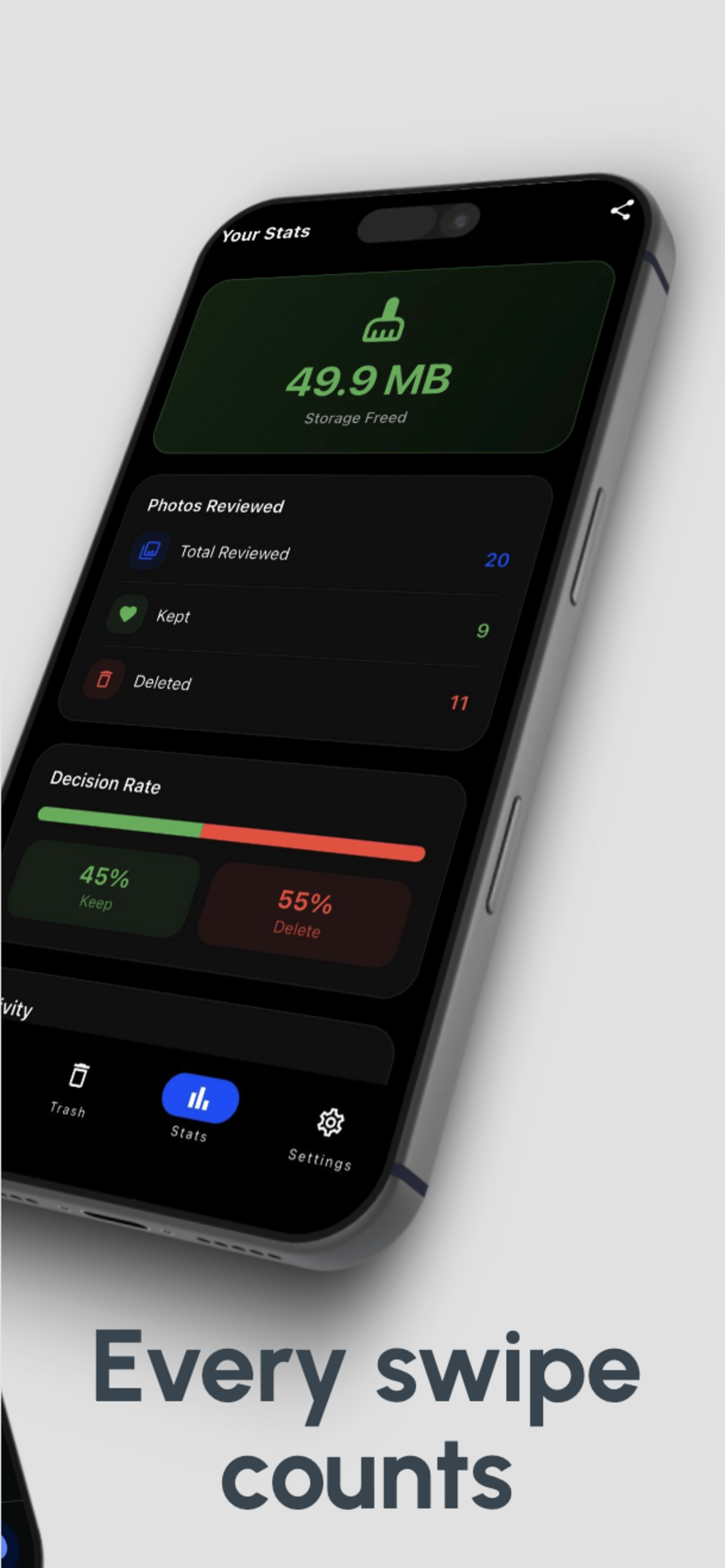 SwipeFlow - Screenshot 2 showing product features and functionality