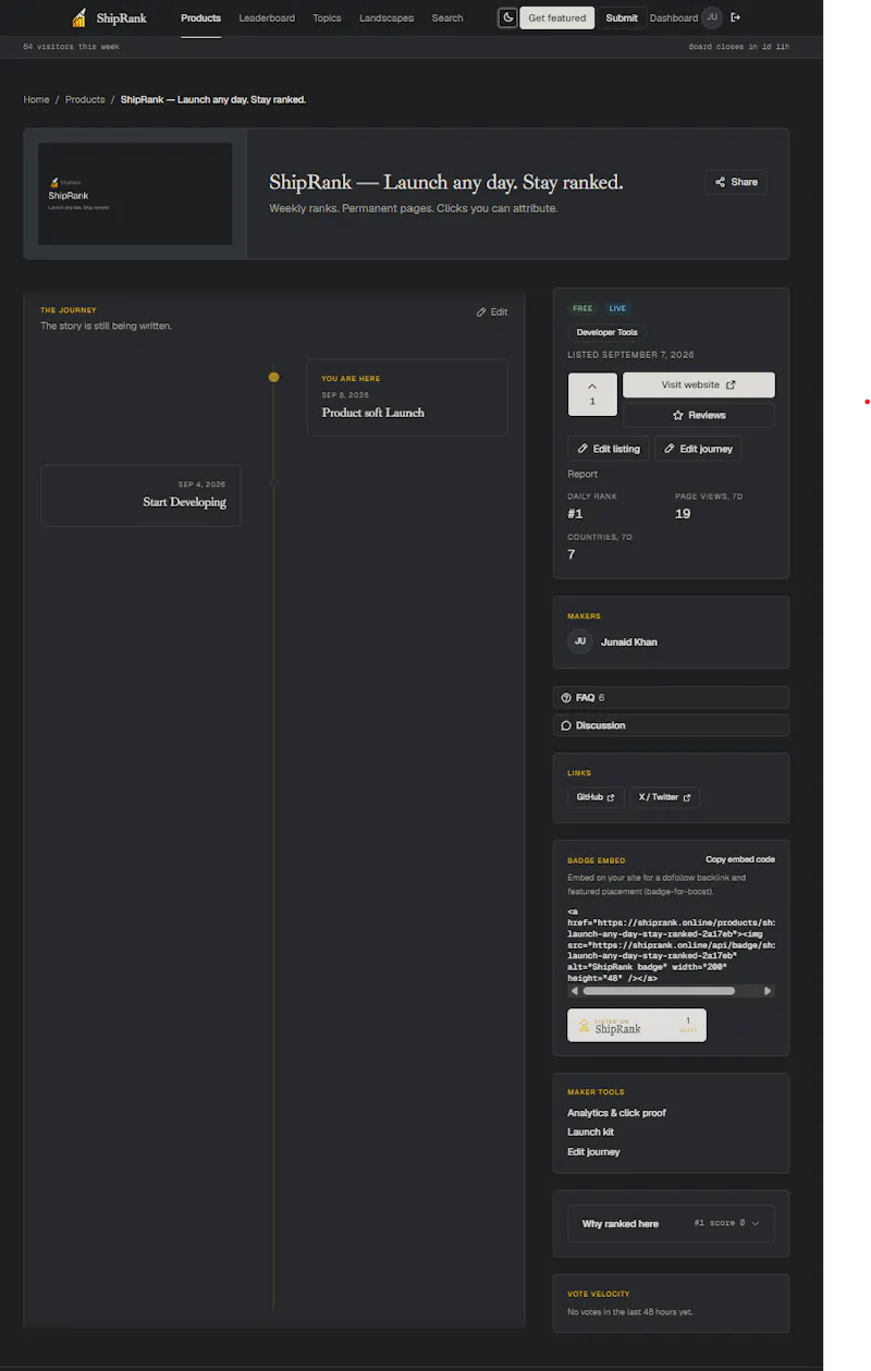ShipRank screenshot 2
