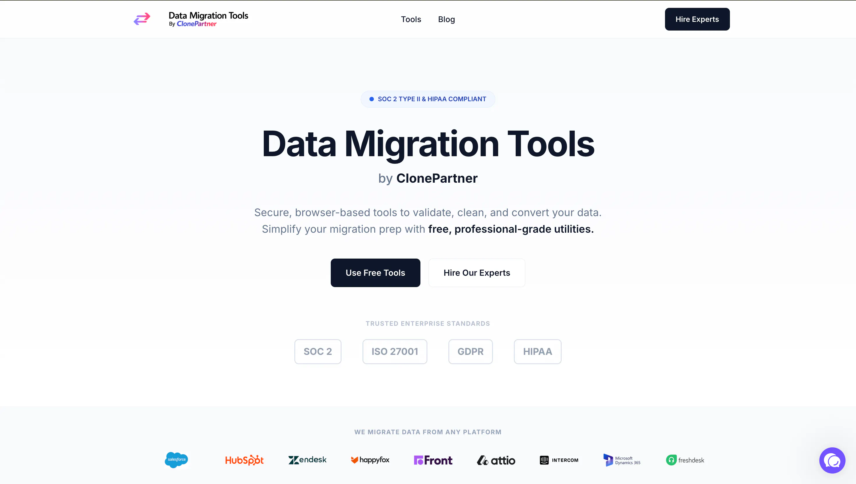 Data Migration Tools 제품 배너