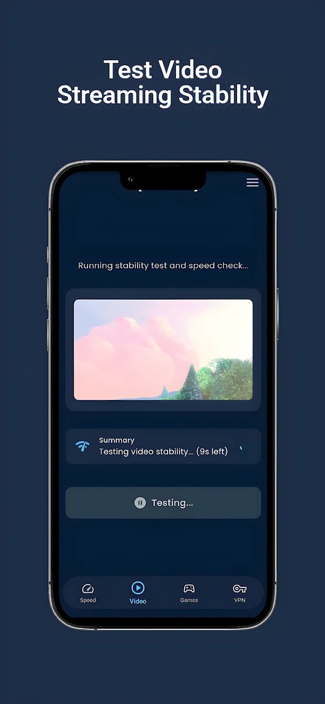 Mídia 3 de SpeedVvy: Teste de velocidade e VPN seguro
