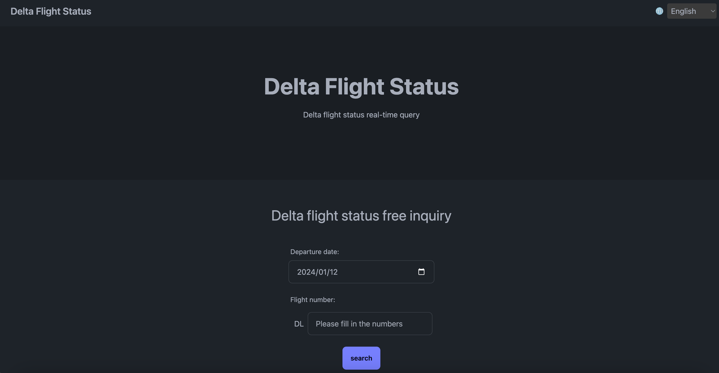 Delta -vluchtstatus - Delta Flight Status Real-Time Query media 1