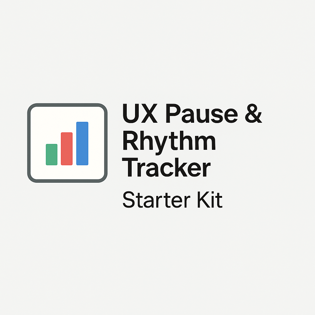 UX Pause & Rhythm Tracker – Starter Kit logo
