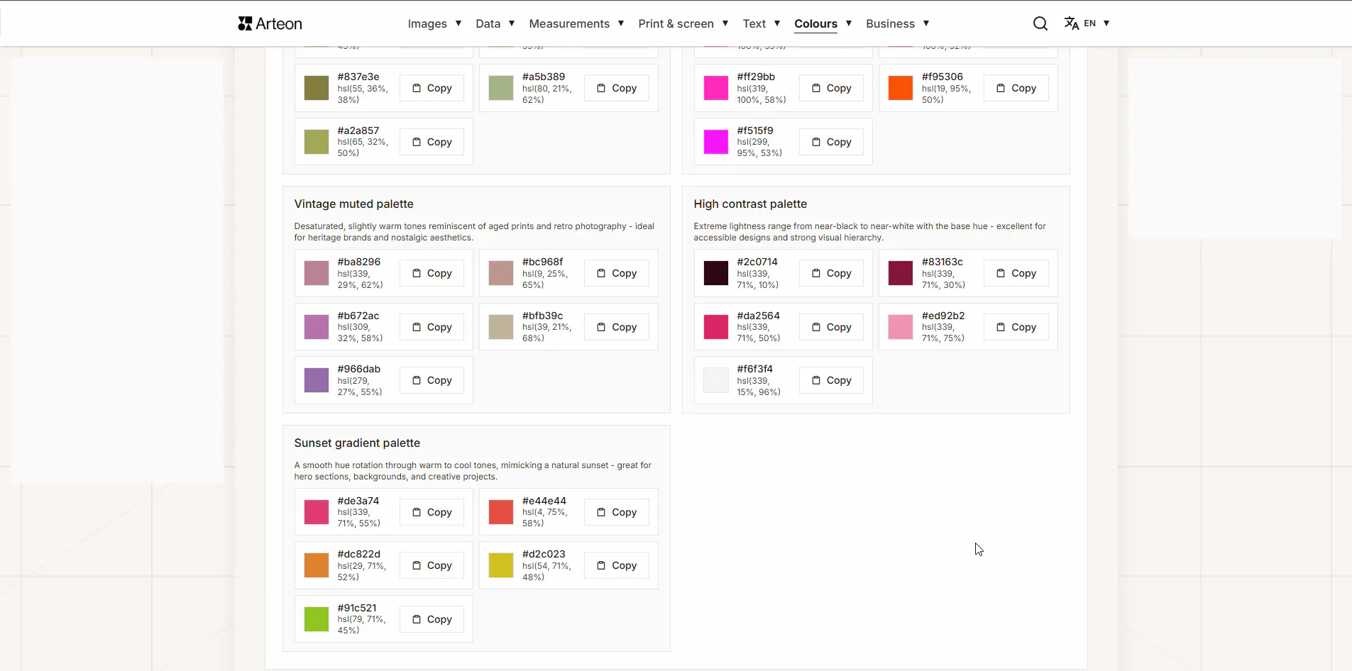 Color Palette Generator - 17 Schemes gallery image