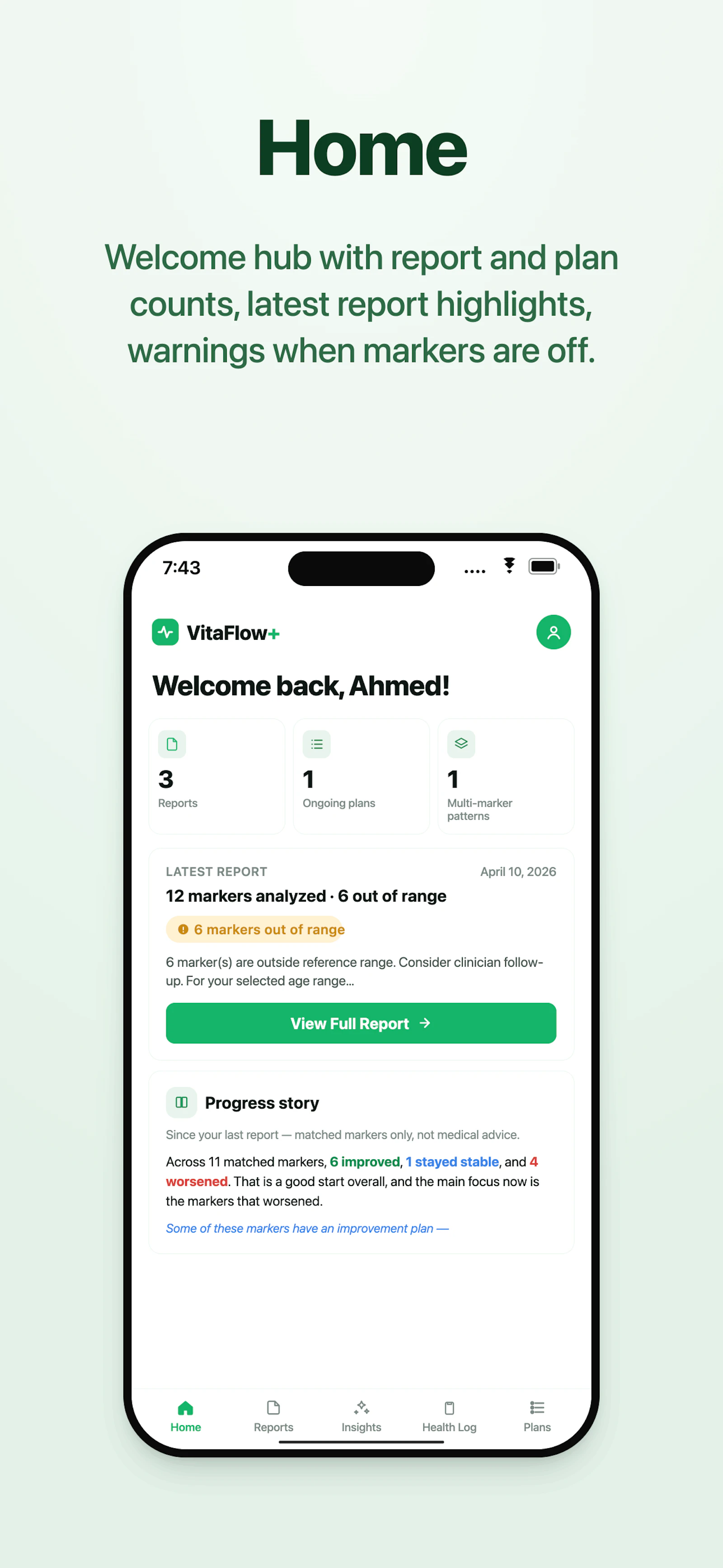 VitaFlow Health screenshot 1