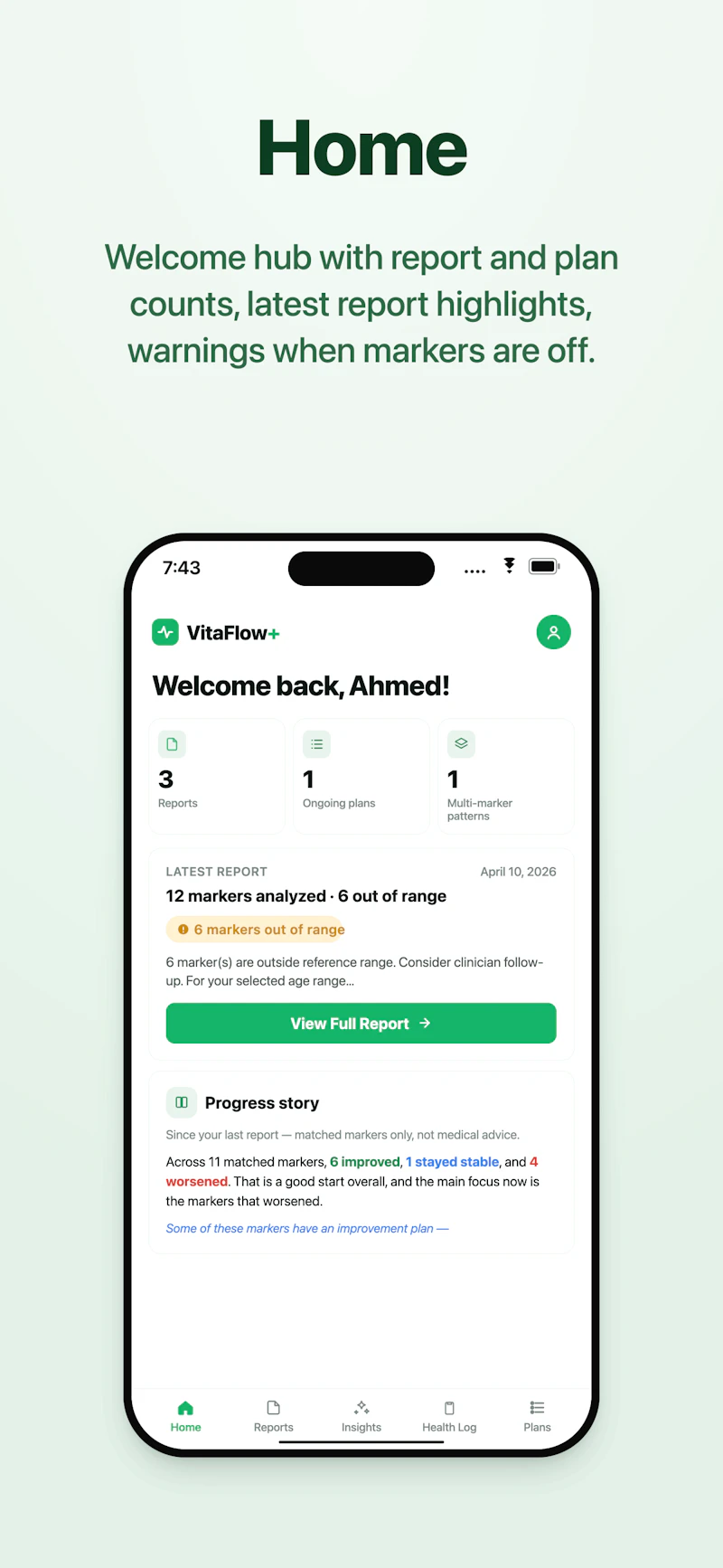 VitaFlow Health screenshot 1