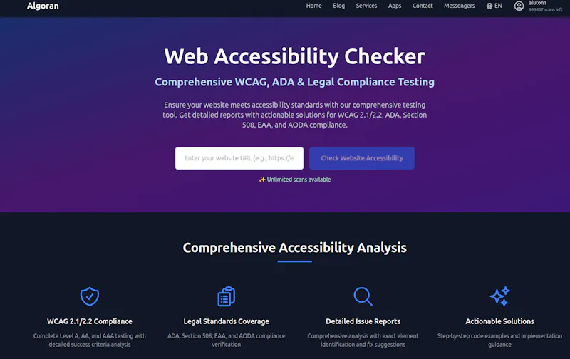 Web Accessibility Checker screenshot 2