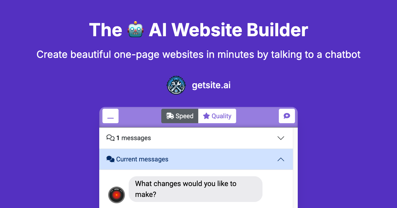 GetSite.ai - Волшебным образом создавать потрясающие сайты с ИИ медиа 2