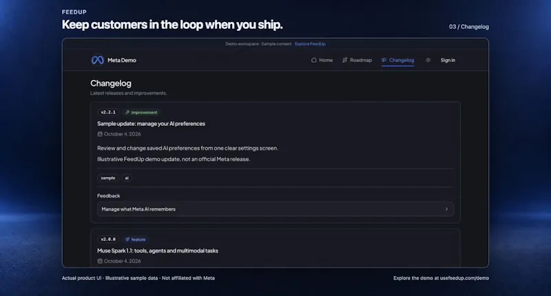 FeedUp screenshot 3