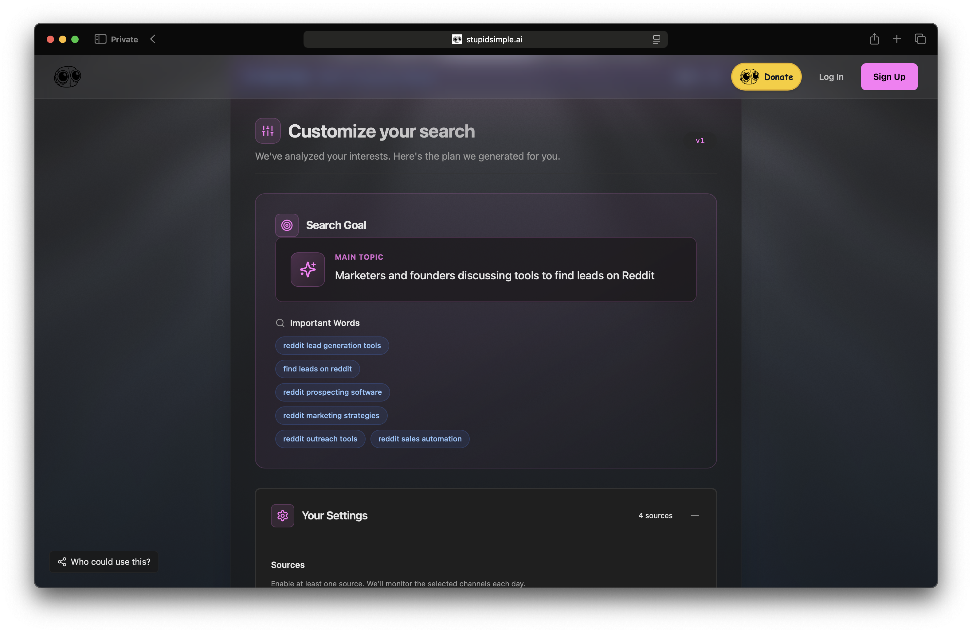 Stupid Simple AI Search gallery image