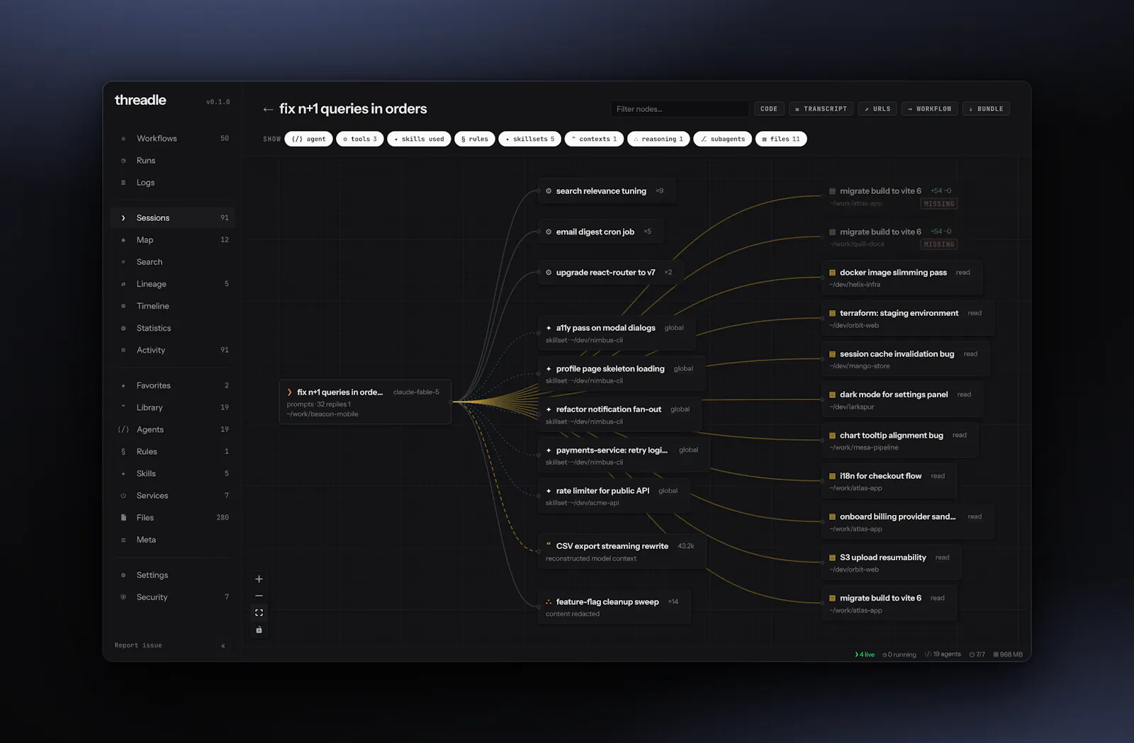 threadle screenshot 2