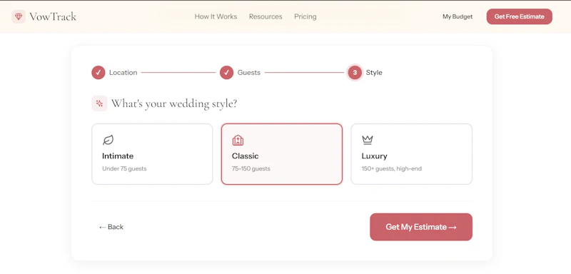 VowTrack screenshot 2