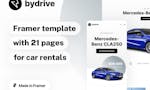 ByDrive - Car Rentals  Framer Template image