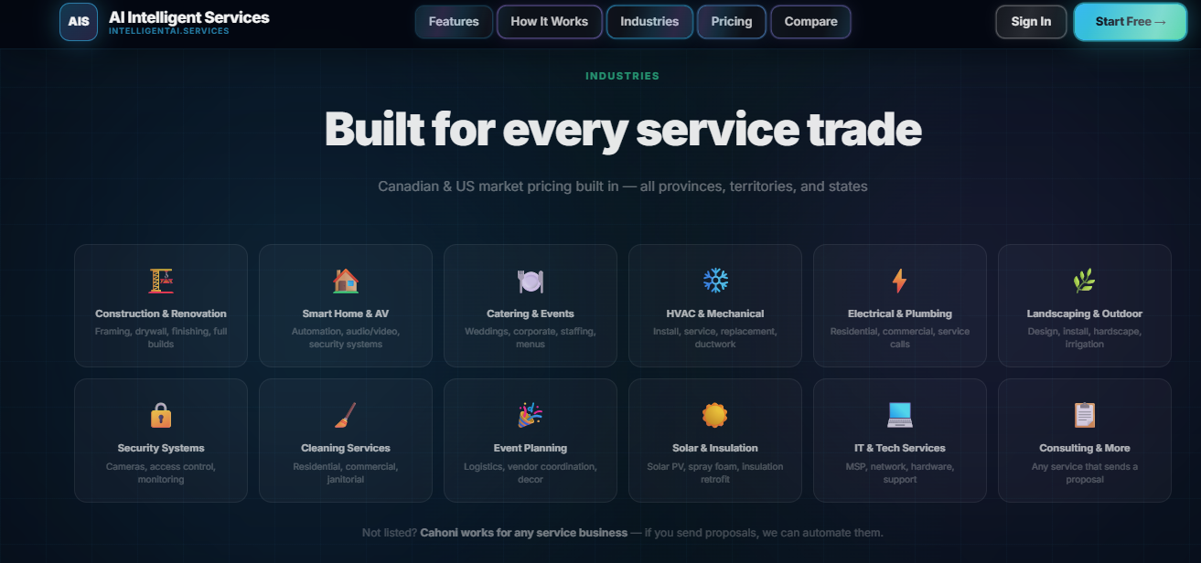 Cahoni Builds Quotes, Schedules by Voice gallery image