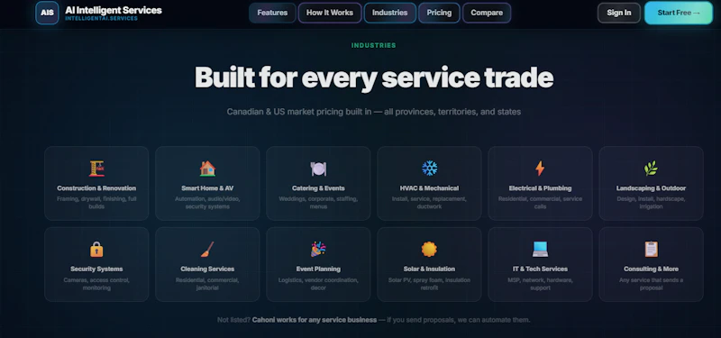 Cahoni Builds Quotes, Schedules by Voice screenshot 5