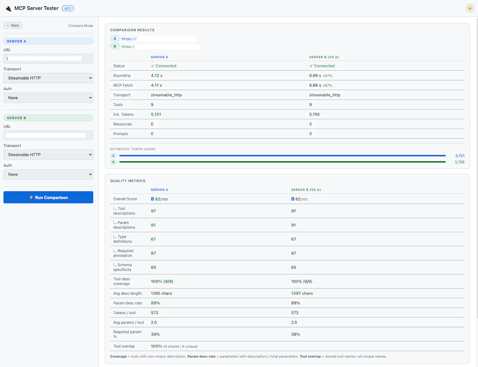 Remote MCP Server Tester screenshot 2