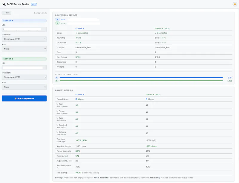 Remote MCP Server Tester screenshot 2