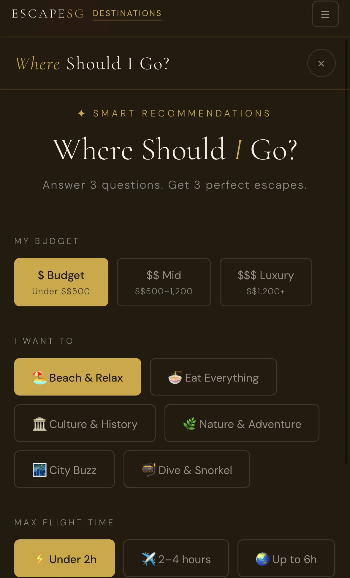 EscapeSG screenshot