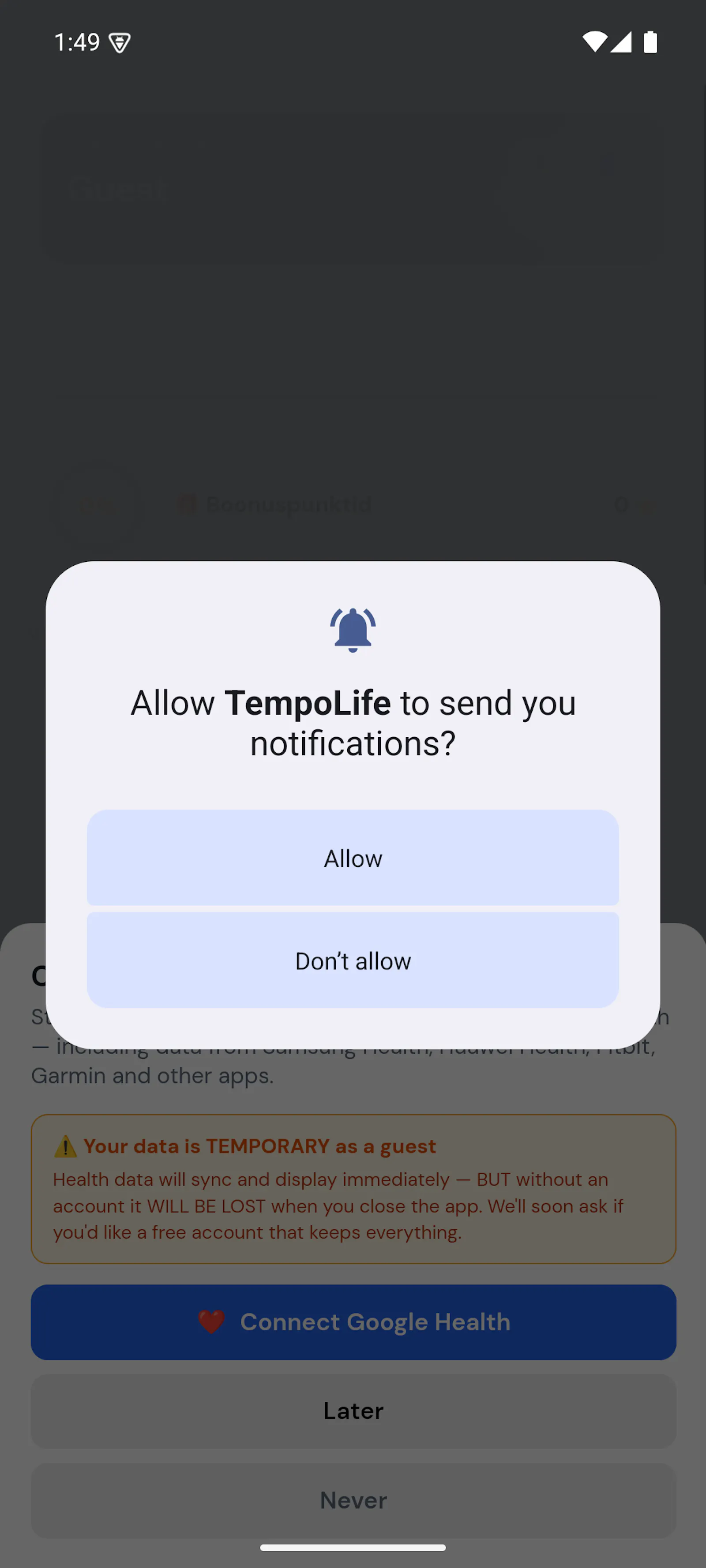TempoLife screenshot 2