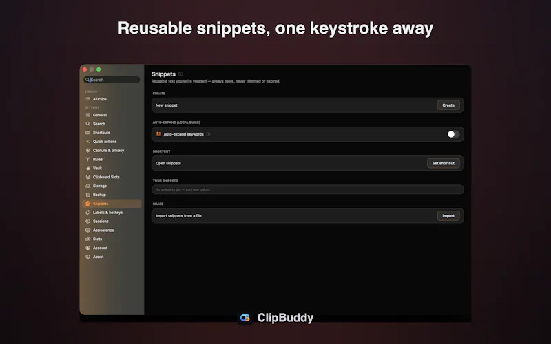 ClipBuddy screenshot 3