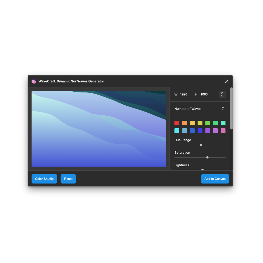 Wavecraft - Generative Art Figma Plugin