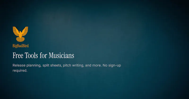 BigBadBird Music Tools screenshot 1