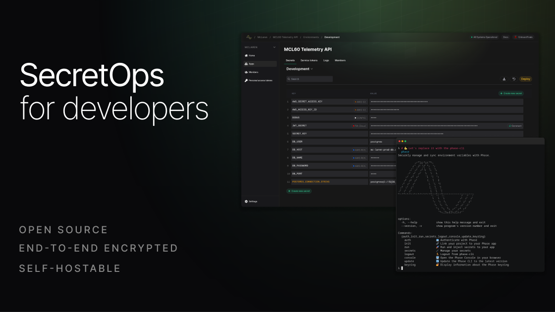 startuptile Phase-Open-source secrets management for developers