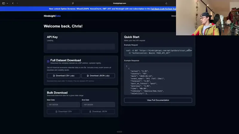 Hindsight Data screenshot 1 (video preview)