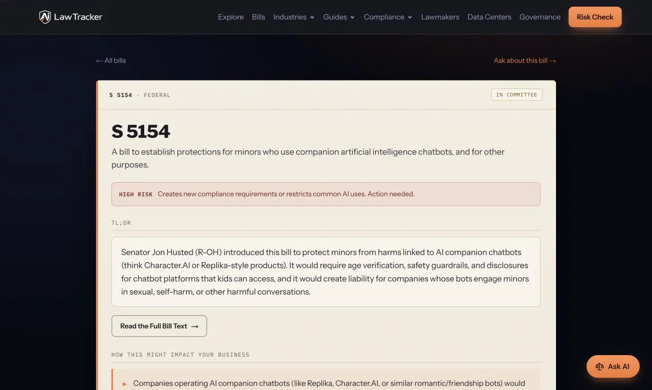 AI Law Tracker gallery image