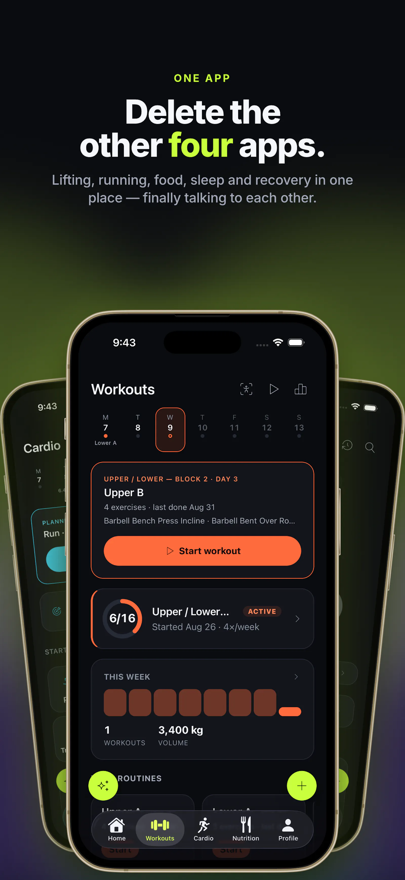 Tvara: AI Gym, Running & Food screenshot 2