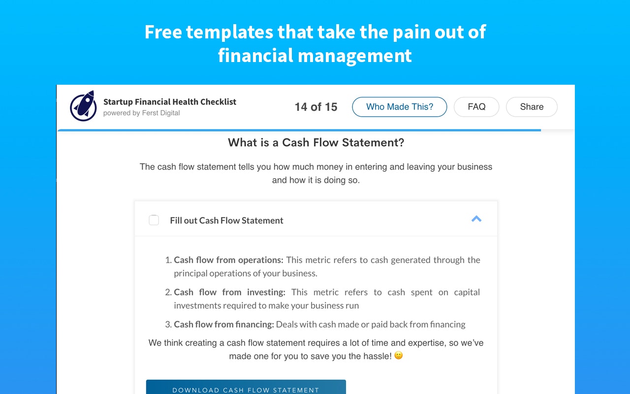 Startup Financial Health Checklist gallery image