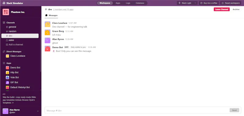 Slack Simulator screenshot 5