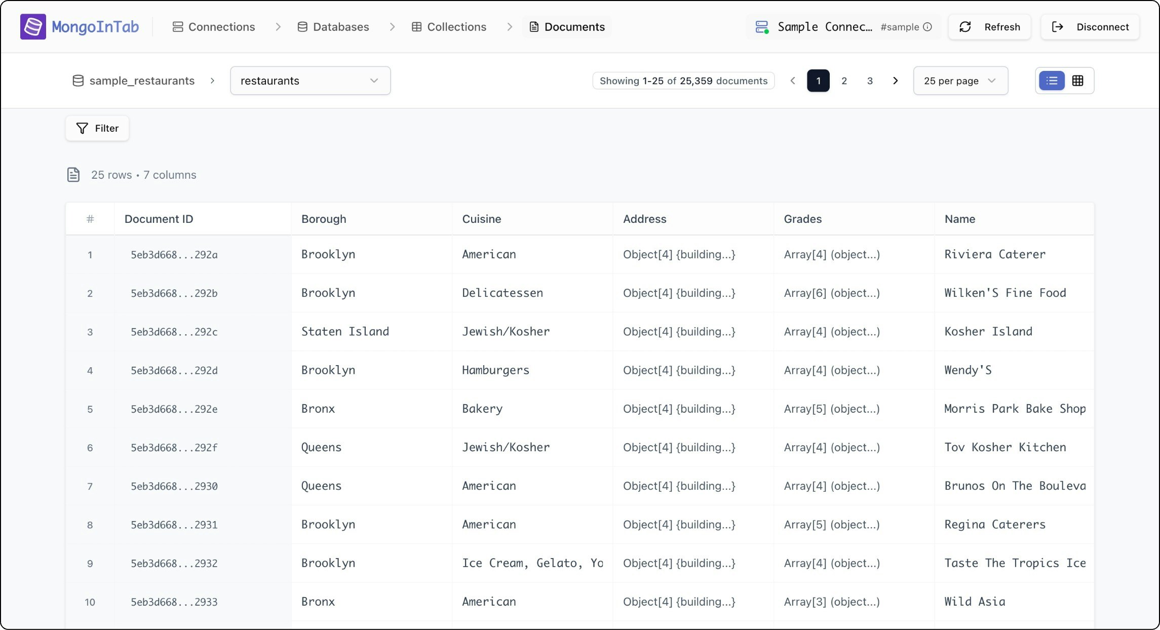 Media Mongointab - Trình duyệt MongoDB dễ dàng 3