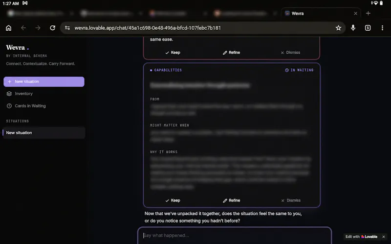 Wevra screenshot 2