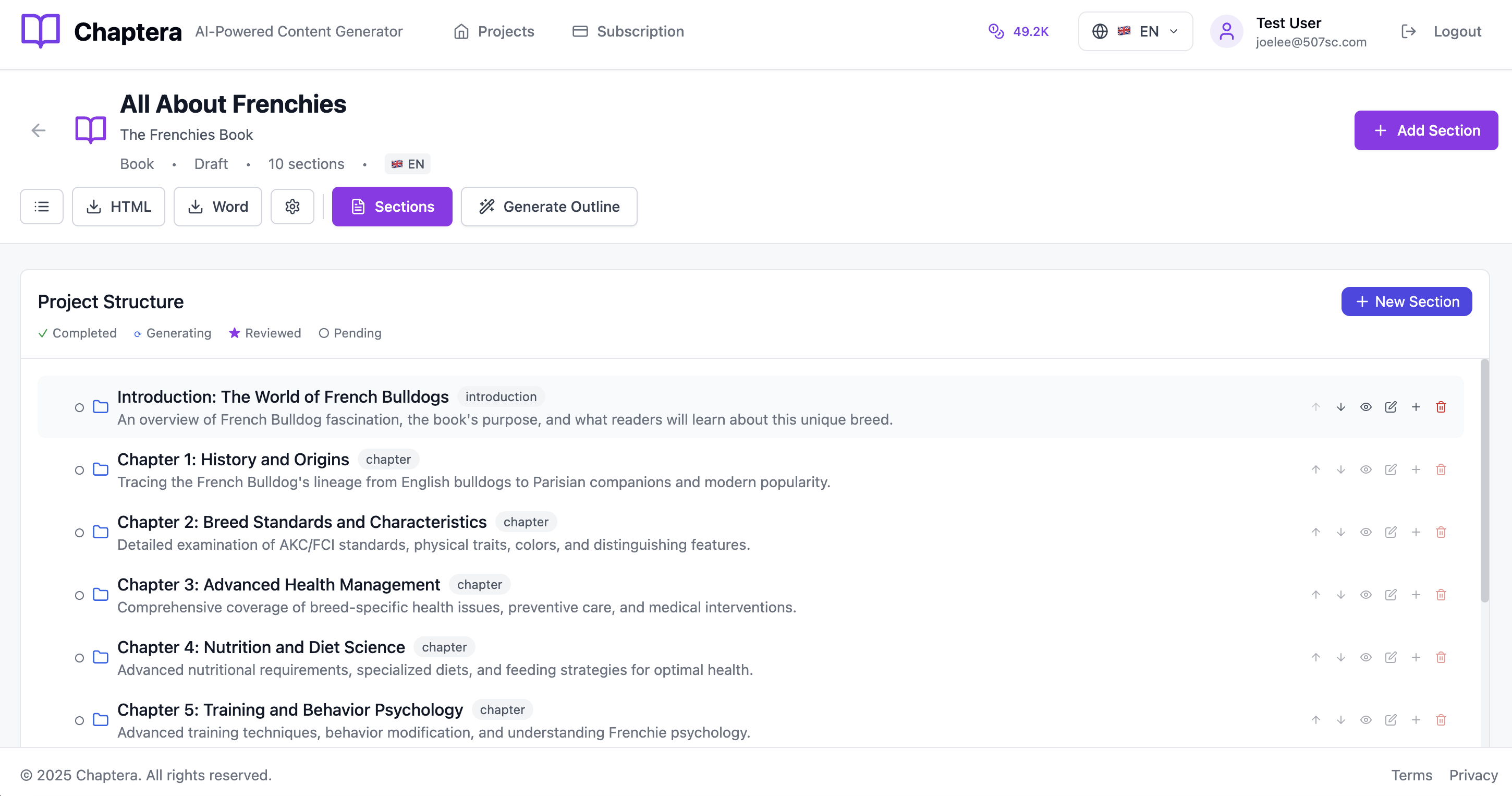 Chaptera.app gallery image