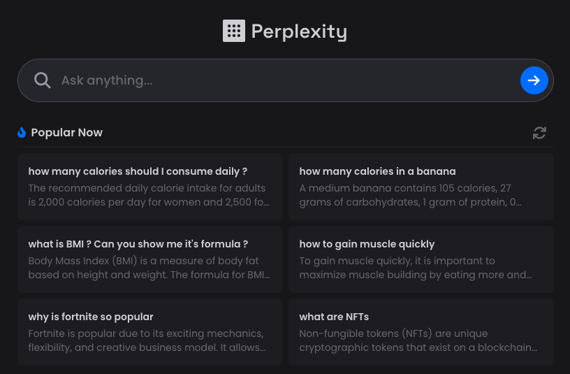 وسائط Perplexity.ai - اسأل أي شيء 1