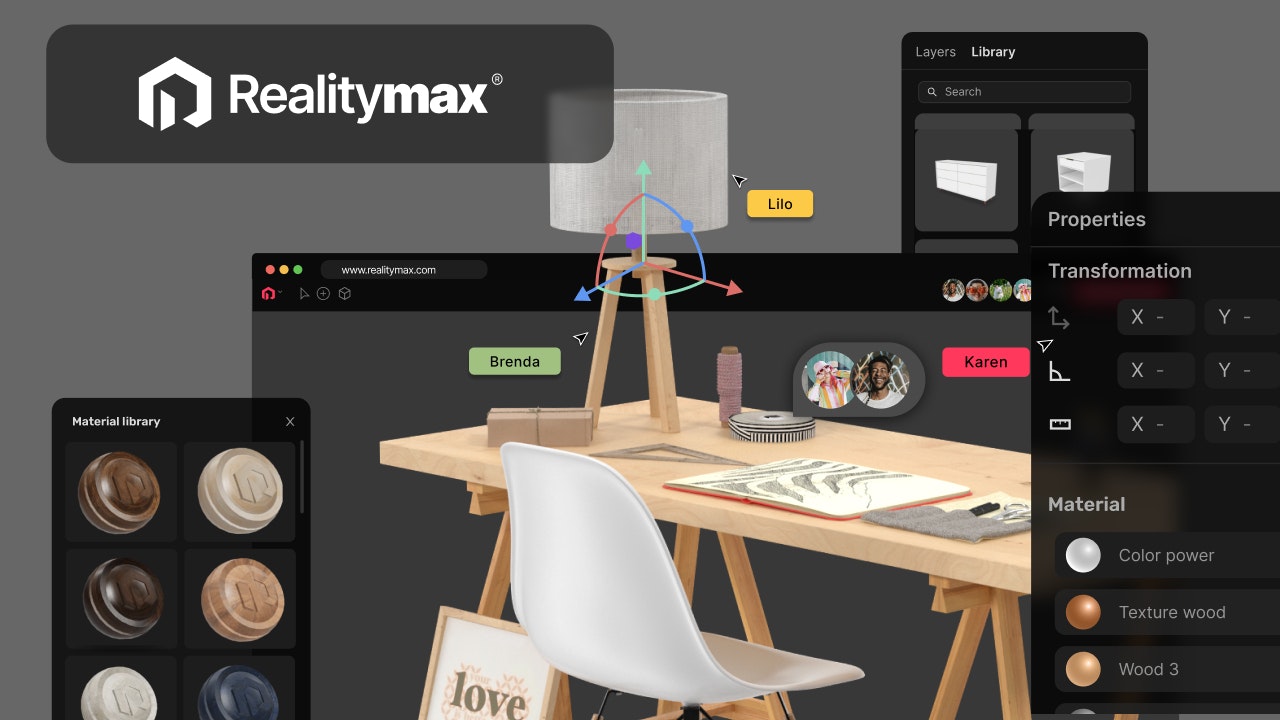 RealityMax - 실시간 3D 협업은 코드가없는 증강 현실을 충족합니다 미디어 2