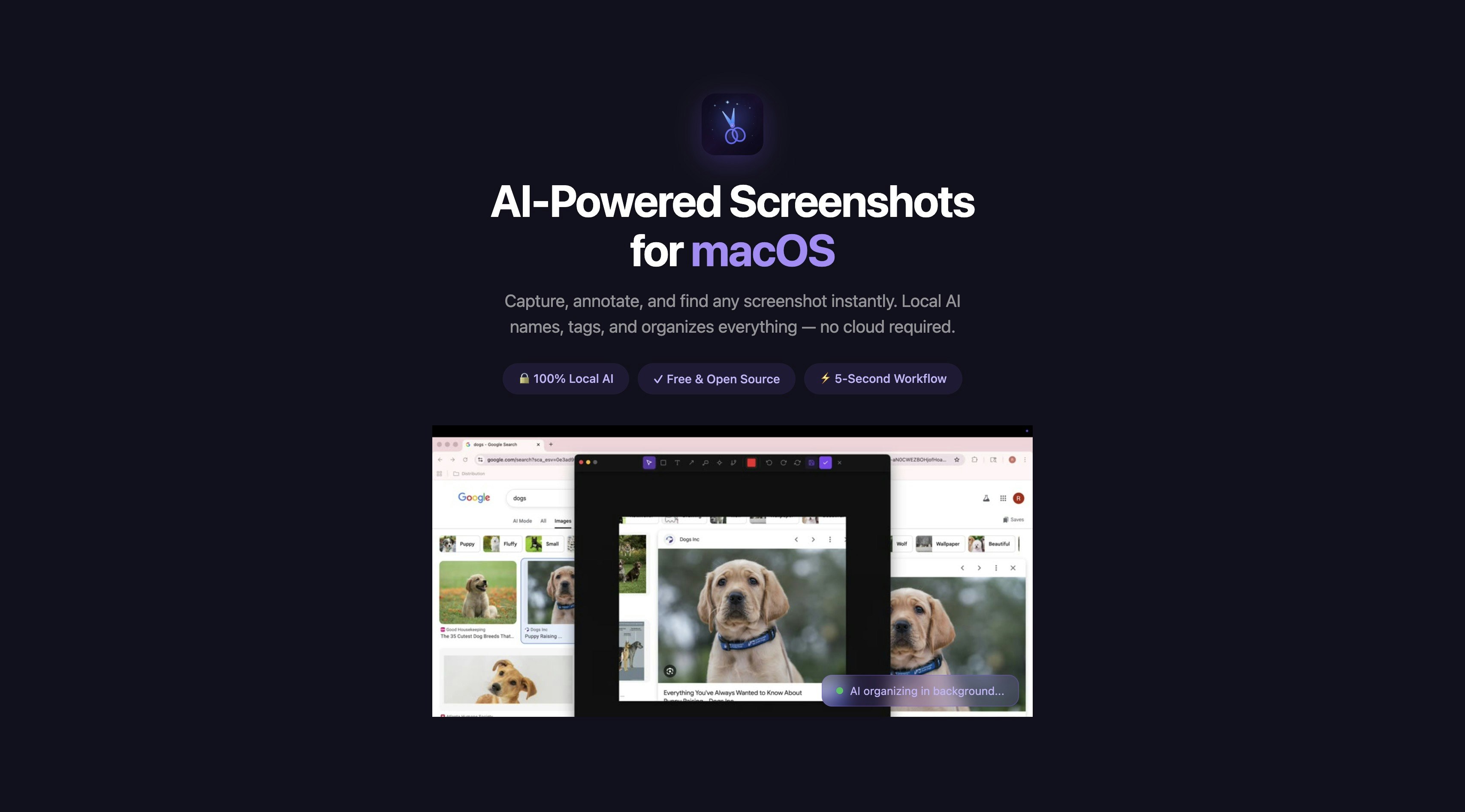 Snip - AI-powered macOS Screenshot Tool gallery image
