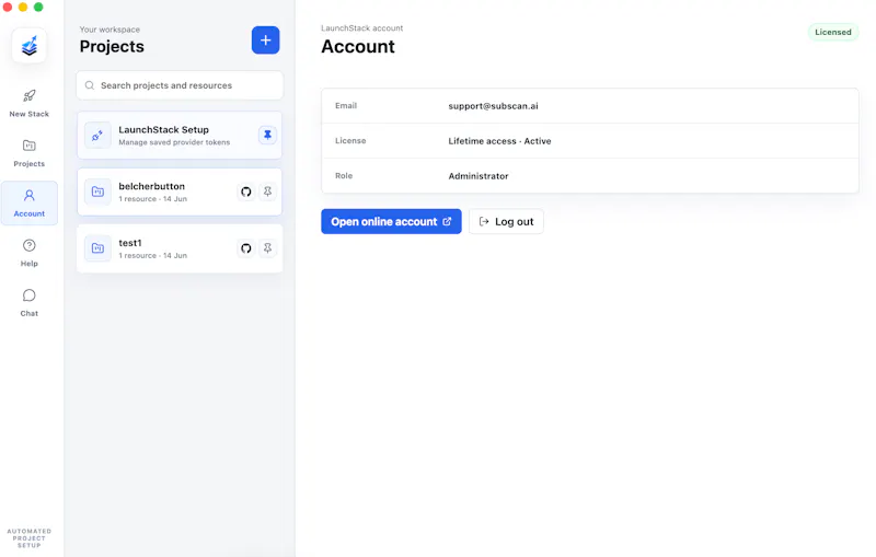 LaunchStack screenshot 6