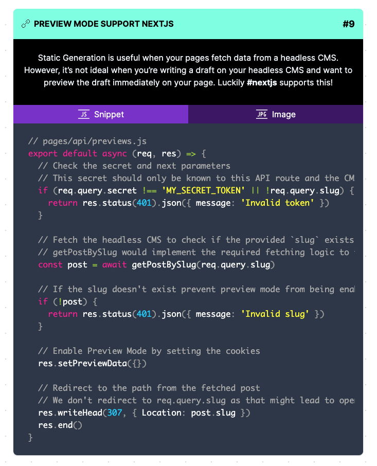 Next.js Tips gallery image