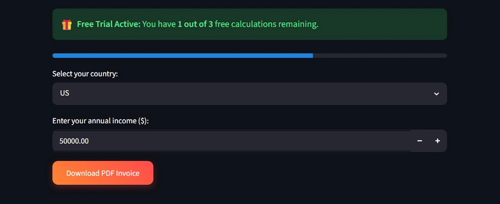 FreelancerTax screenshot 2